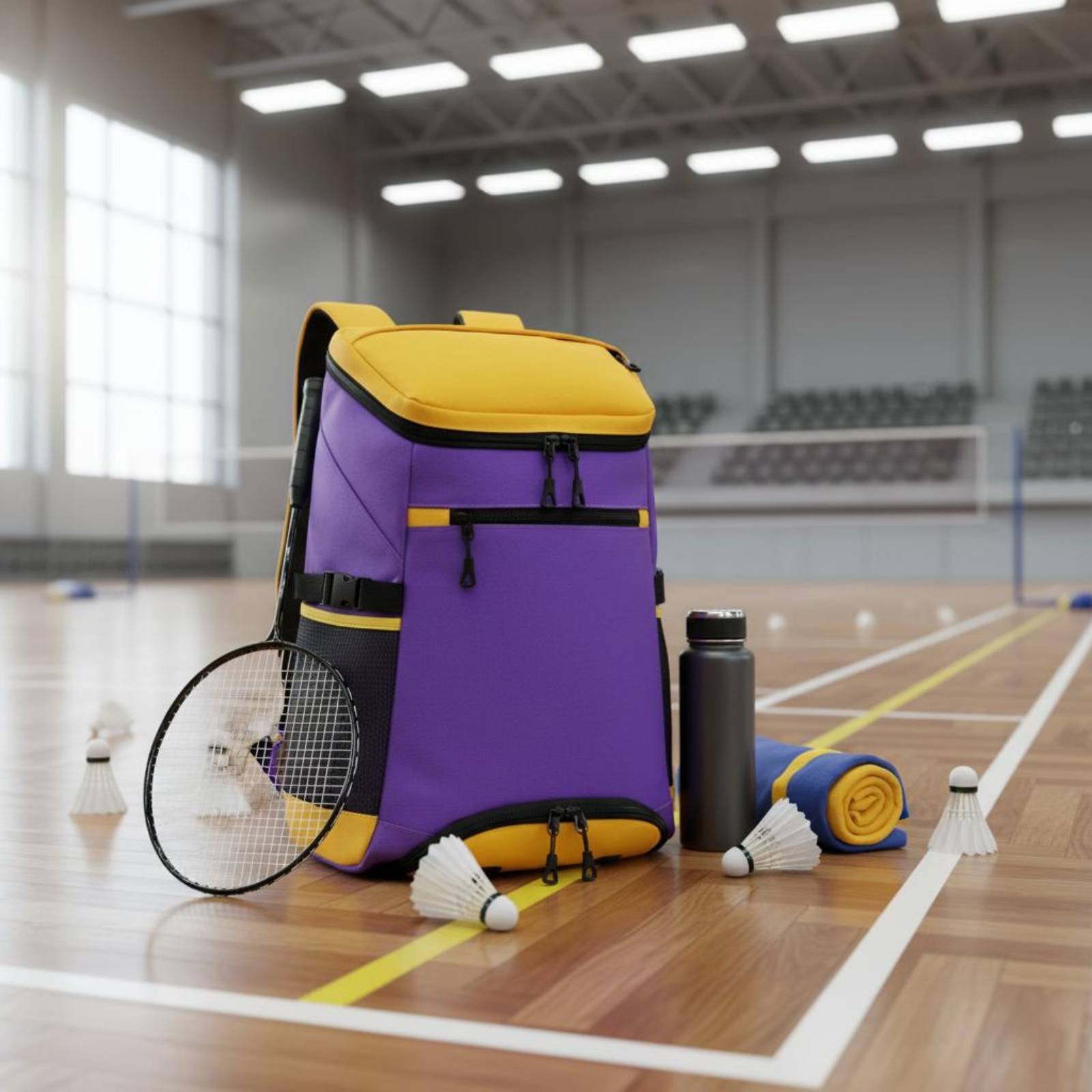 Badminton Ina - Plecak na badmintona o dużej pojemności,