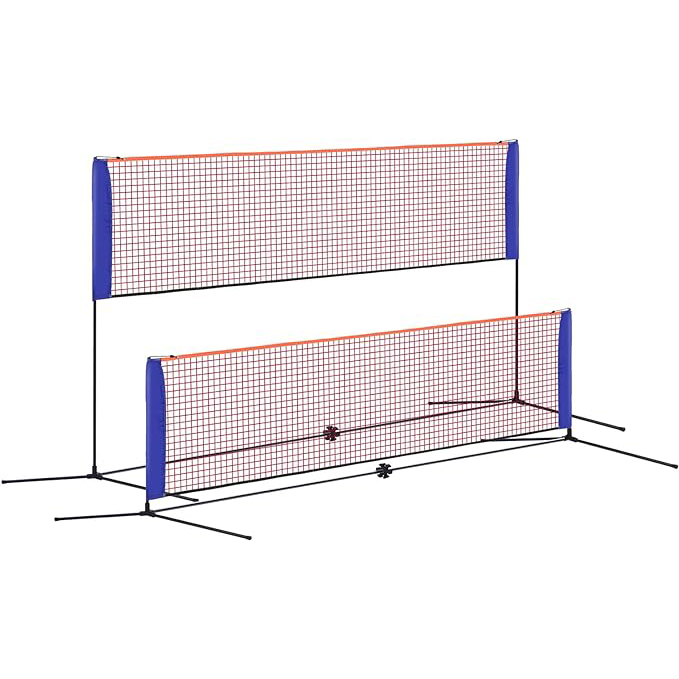 Badminton Ina - Przenośna siatka do badmintona, mały rozmiar,