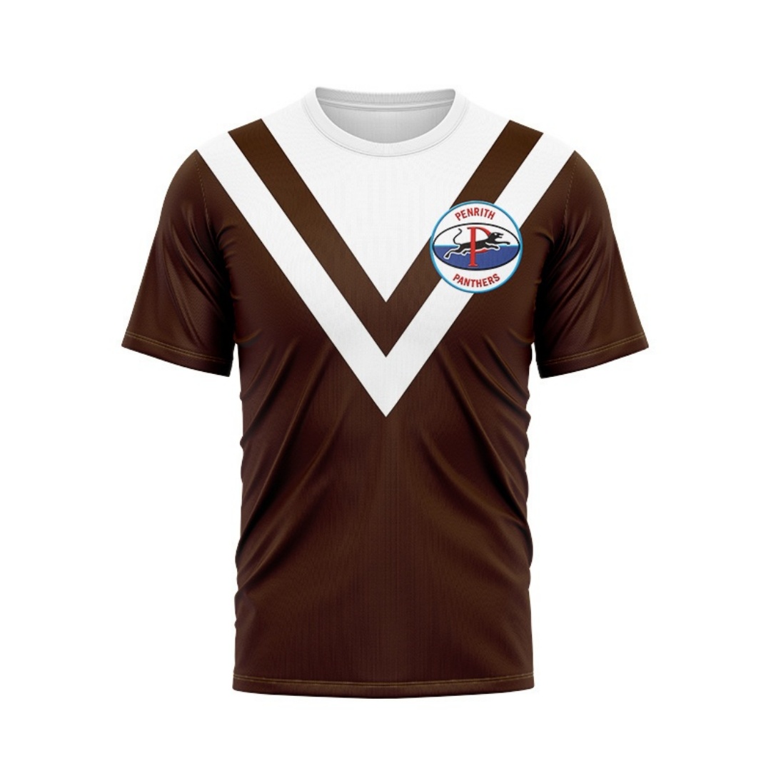 T Shirt Dry Fit - Koszulka rugby w stylu retro, drużyna