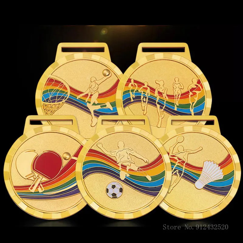 Badminton Europe - Medal sportowy do zawieszenia na szyi,