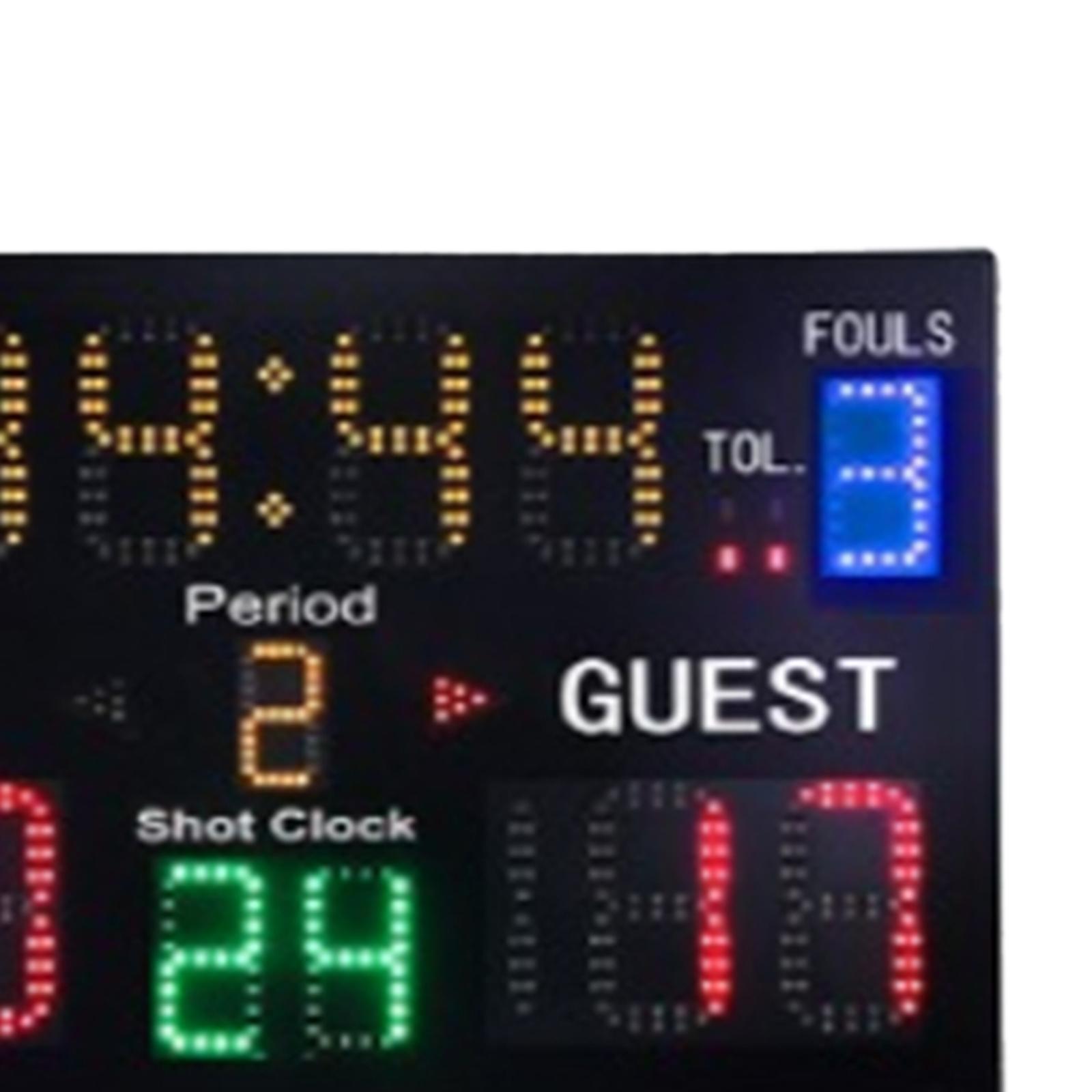 Scoreboard Digital - Kryta tablica wyników koszykówki ze zdalną