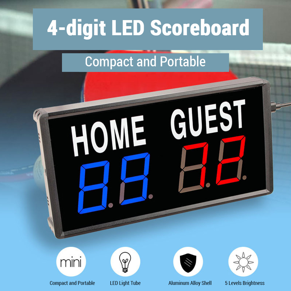 Przenośna 4-cyfrowa tablica wy – Scoreboard Digital recenzja i cena