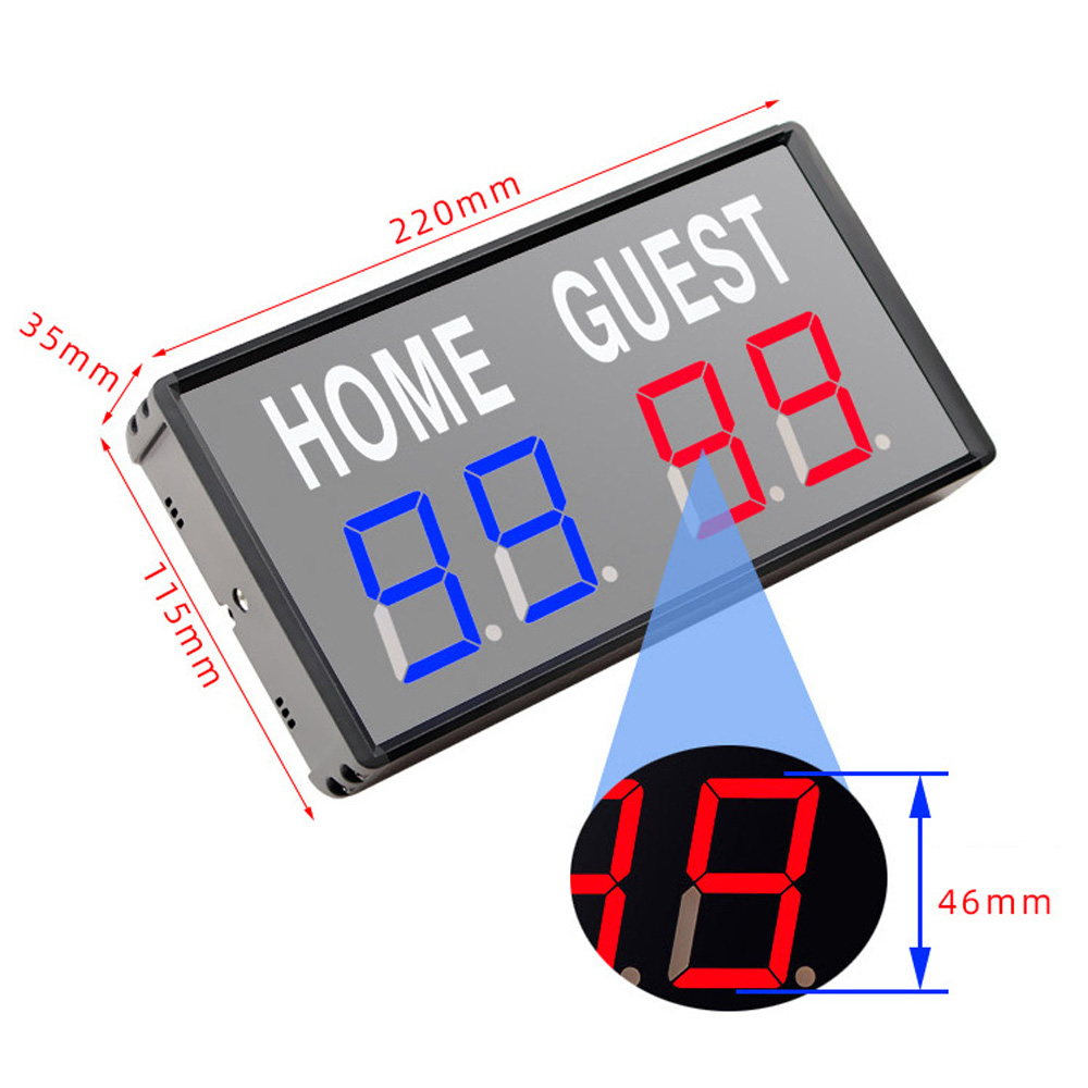 Przenośna 4-cyfrowa tablica wy – Scoreboard Digital recenzja i cena
