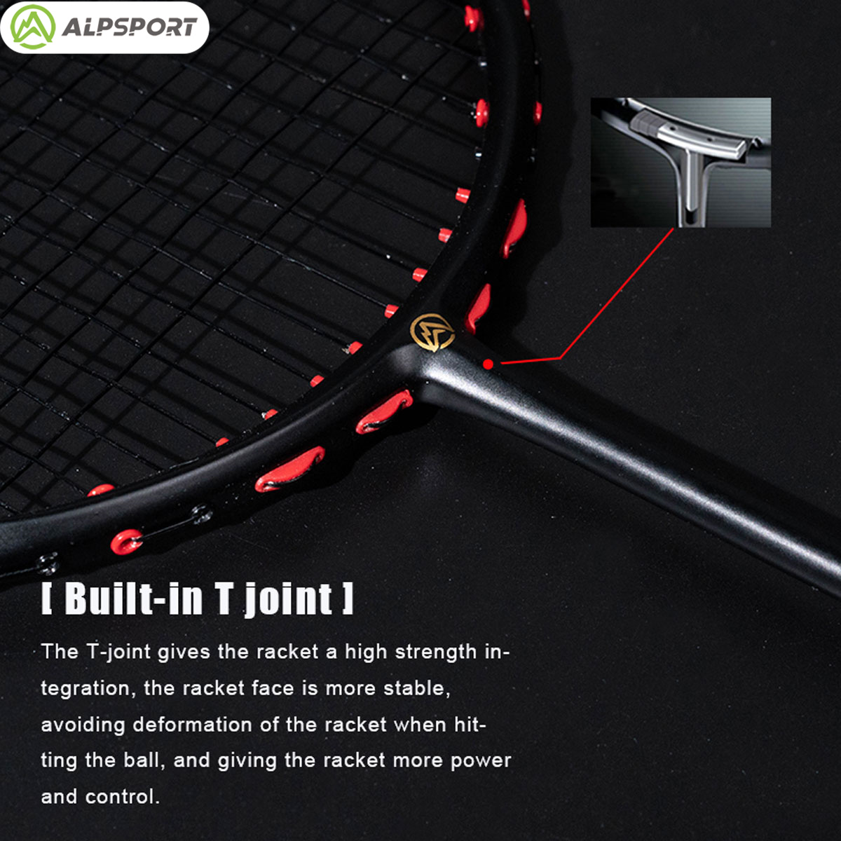 Alpsport MH-V5 5U 75g Faliste  – Badminton Background recenzja i cena