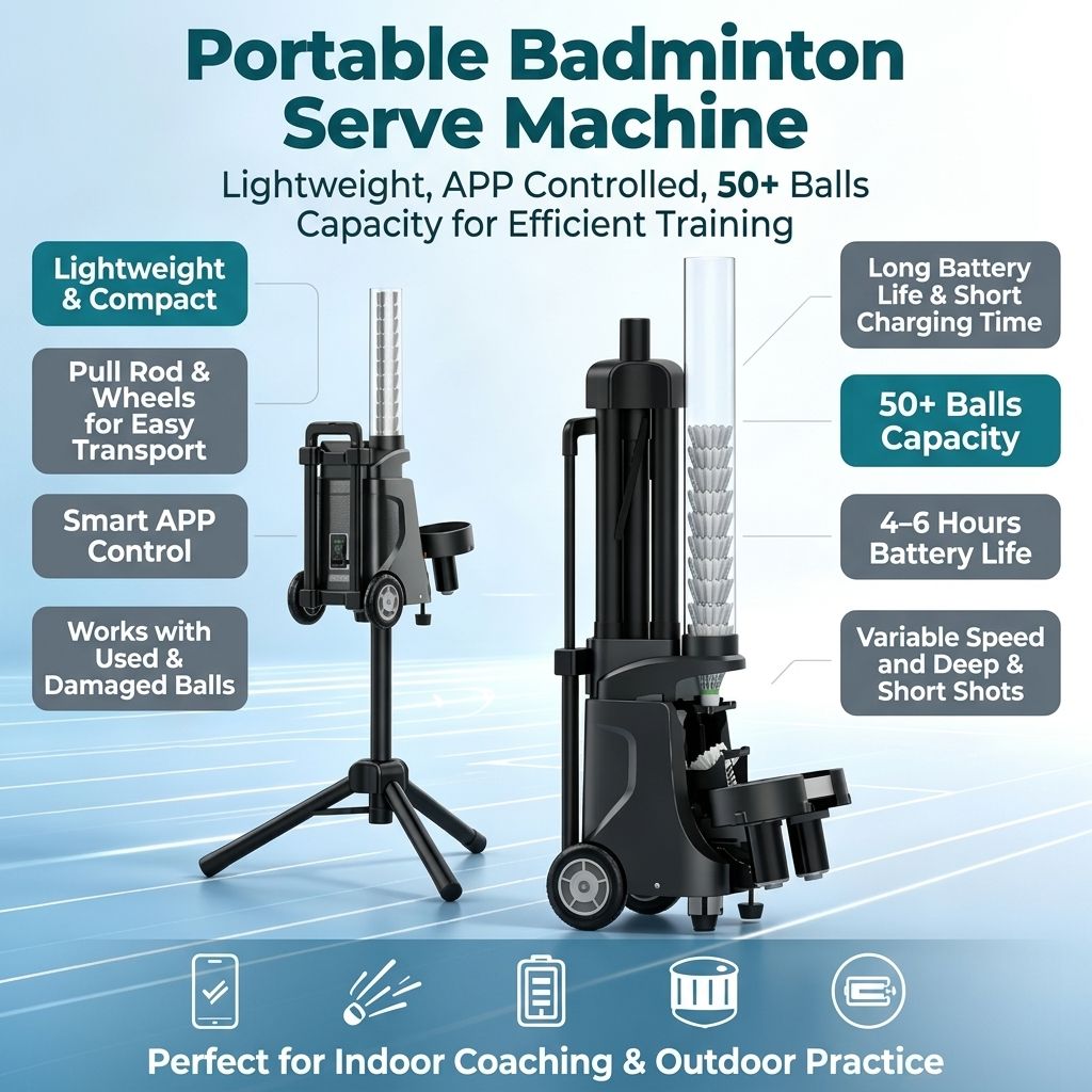 Automatyczny podajnik lotek do – Feeder Machine Badminton recenzja i cena