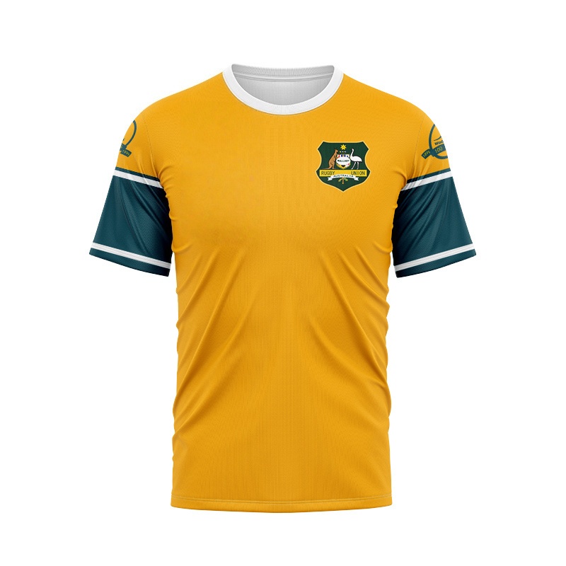 Koszulka rugby retro drużyny K – T Shirt Dry Fit recenzja i cena