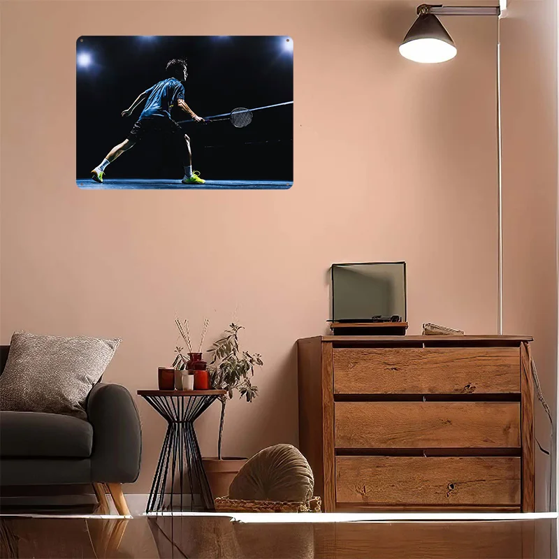 Plakat z nadrukiem 3D zawodnik – Badminton Europe recenzja i cena
